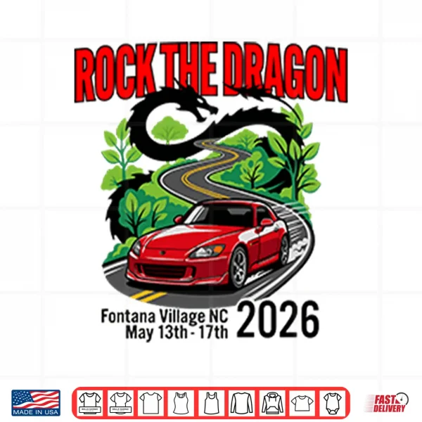 Design Rock The Dragon Fontana Village NC 2026 Shirt