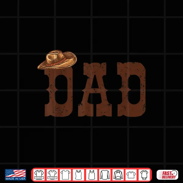 Design Rodeo Dad Western Cowboy Cowgirl Family Group Birthday Shirt