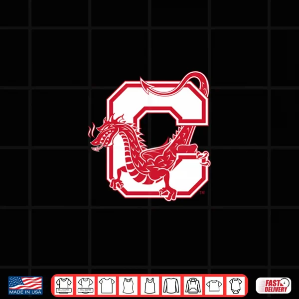 Design S U N Y Cortland Red Dragons C Mark Shirt