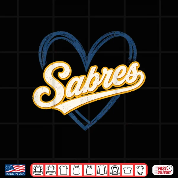 Design Sabres Name Retro Vintage Gift for Men Women Boy Girl Shirt