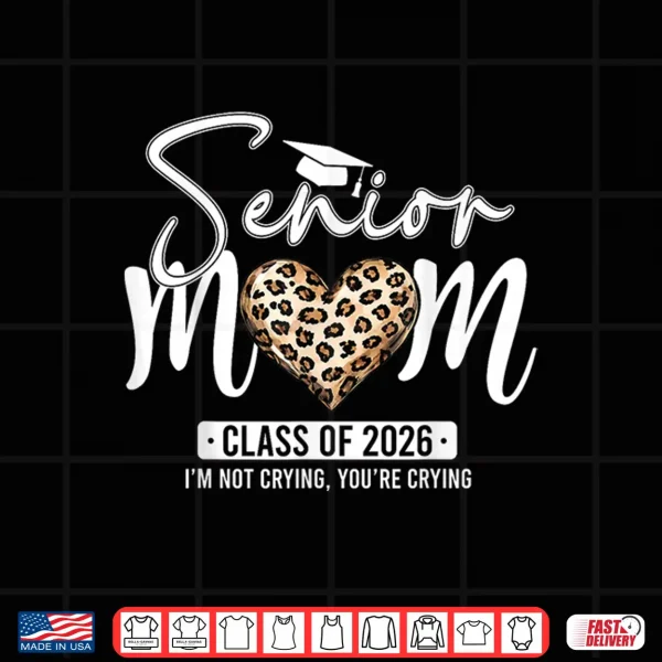 Design Senior Relative Class Of 2026 Senior 2026 Graduation Leopard Shirt