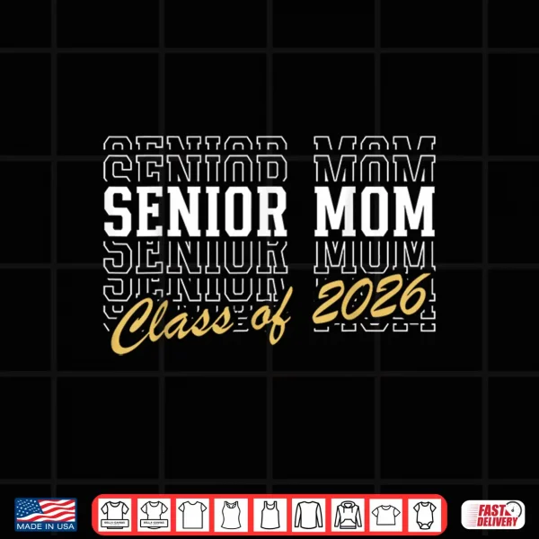 Design Senior Relative Class Of 2026 Striped Graduate Graduation Shirt