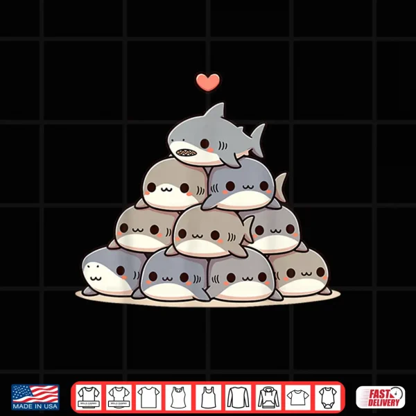 Design Shark Cute Anime Kawaii Shirt