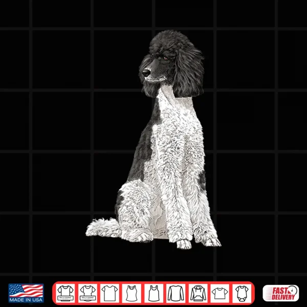 Design Sitting Dog Poodle Shirt