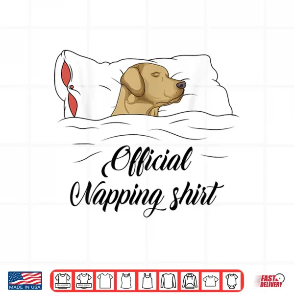 Design Sleeping Labrador Retriever Pyjamas Lab Dog Official Napping Shirt