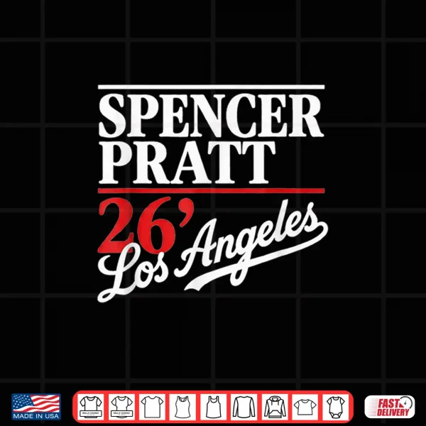 Design Spencer Pratt for LA Mayor California Vibes Design Shirt Shirt