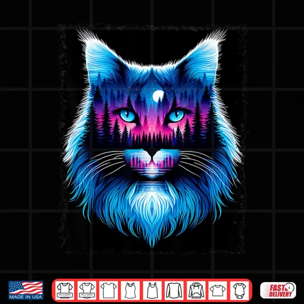 Design Spirit Animal Maine Coon Cat Owner Men Women Kids Shirt