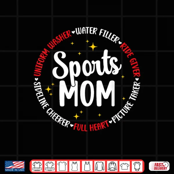Design Sports Mom Appreciation Sports Mama Sport Mom Sports Mother Shirt 1