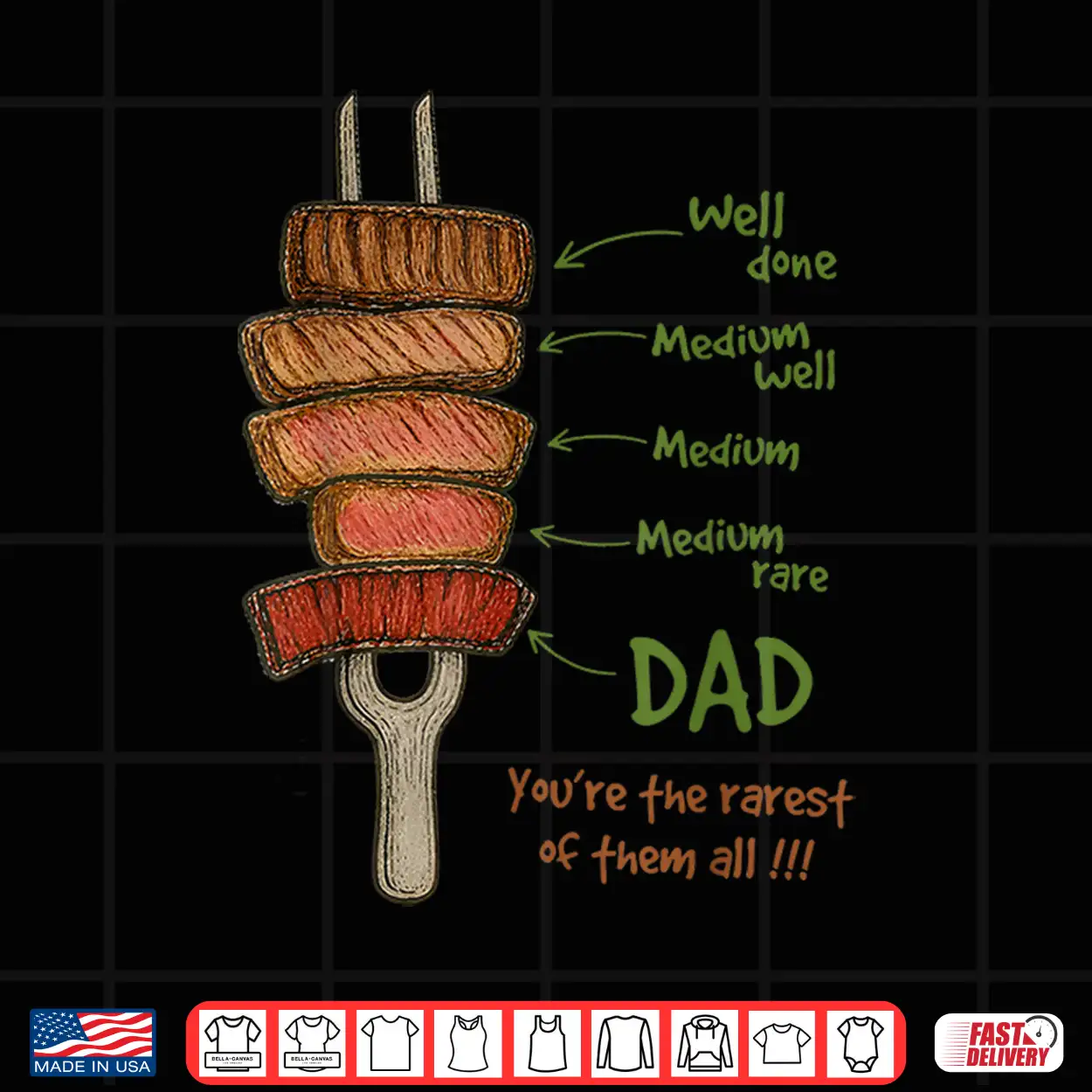 Steak Bbq Dad You’Re The Rarest Of Them All Fathers Day Shirt Steak Bbq Dad You’Re The Rarest Of Them All Fathers Day Shirt