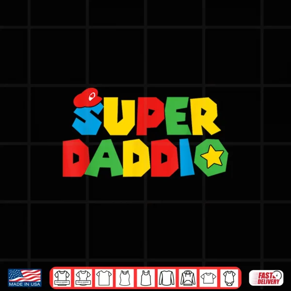 Design Super Gamer Dad Unleashed Celebrating Fatherly Powers Shirt