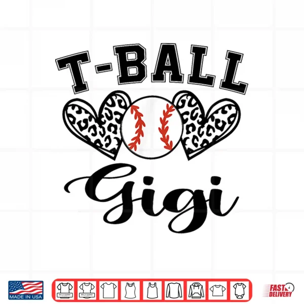 Design T Ball Gigi Leopard Funny T Ball Gigi Mothers Day Shirt 2