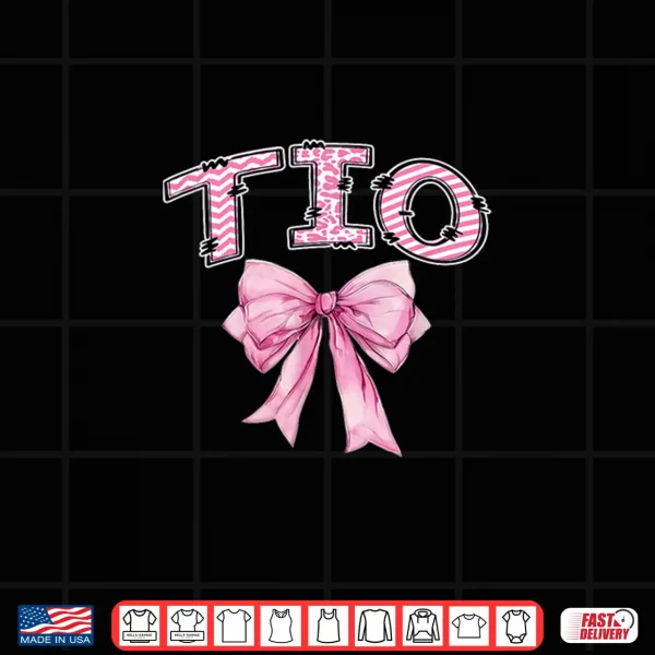 Design TIO Birthday Girl Matching Coquette Pink Bow Shirt
