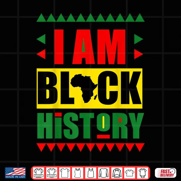 Teach I Am Black History Month Kids Proud African Pride Shirt 4 Design Teach I am Black History Month Kids Proud African Pride Shirt