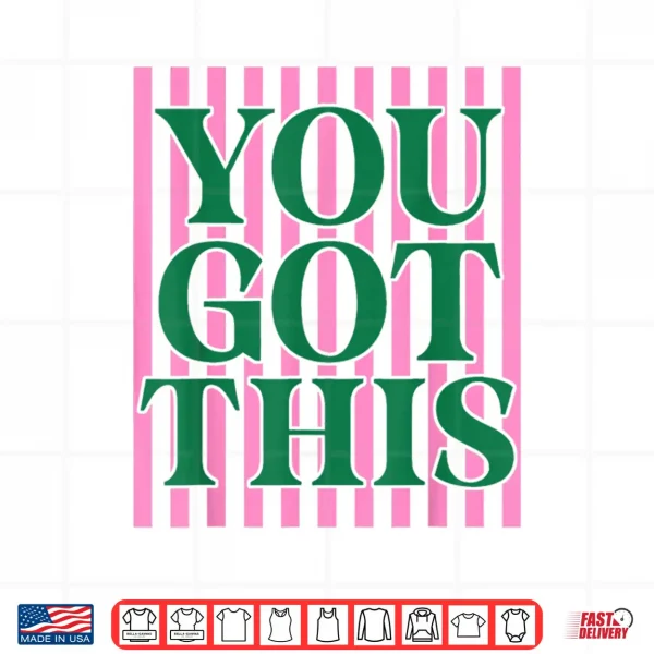 Design Test Day Teacher Matching State Stripes You Got This Funny Shirt