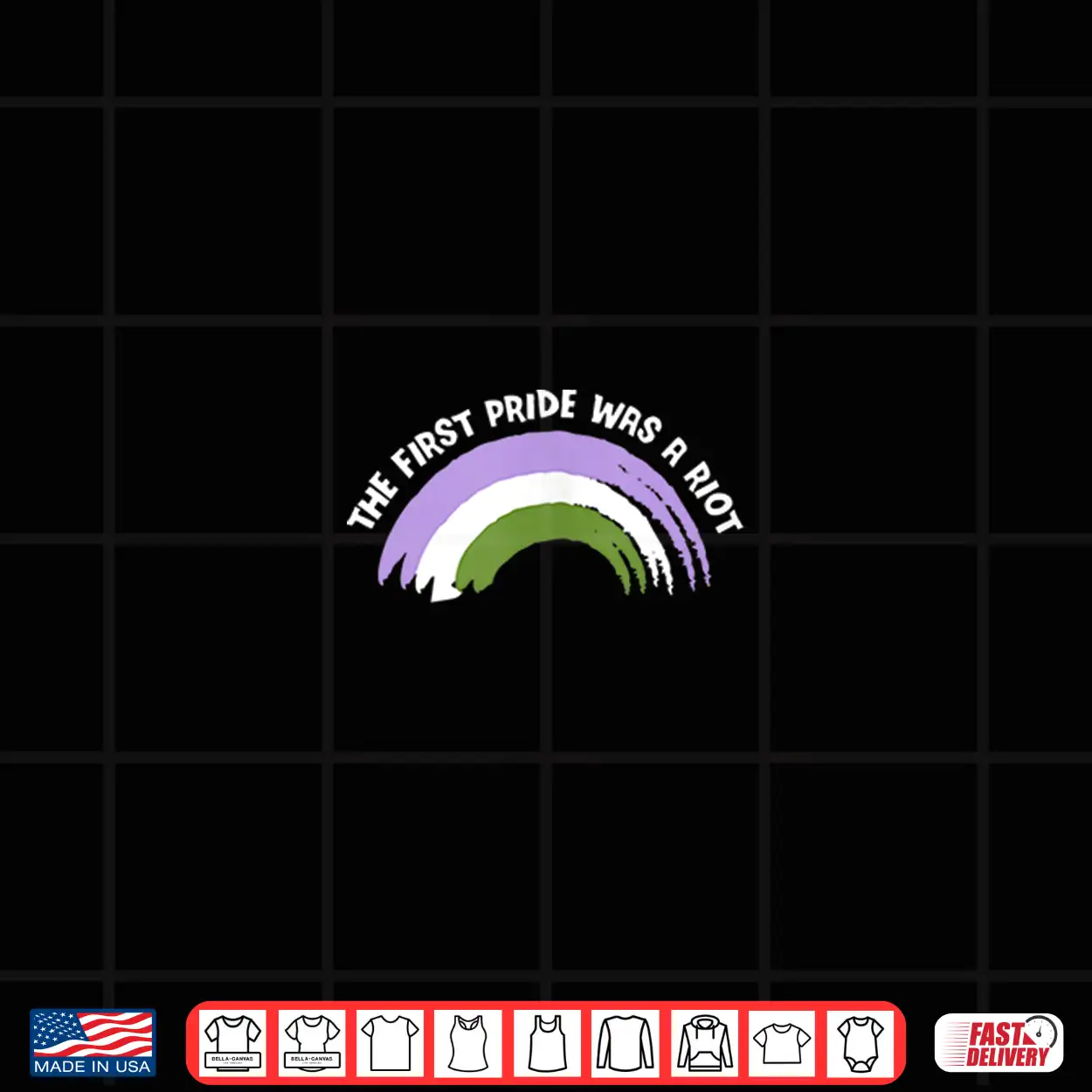 The First Pride Was A Riot Genderqueer Pride Month Shirt The First Pride Was A Riot Genderqueer Pride Month Shirt