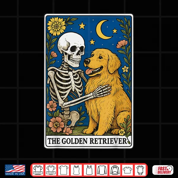 Design The Golden Retriever Tarot Card Shirt