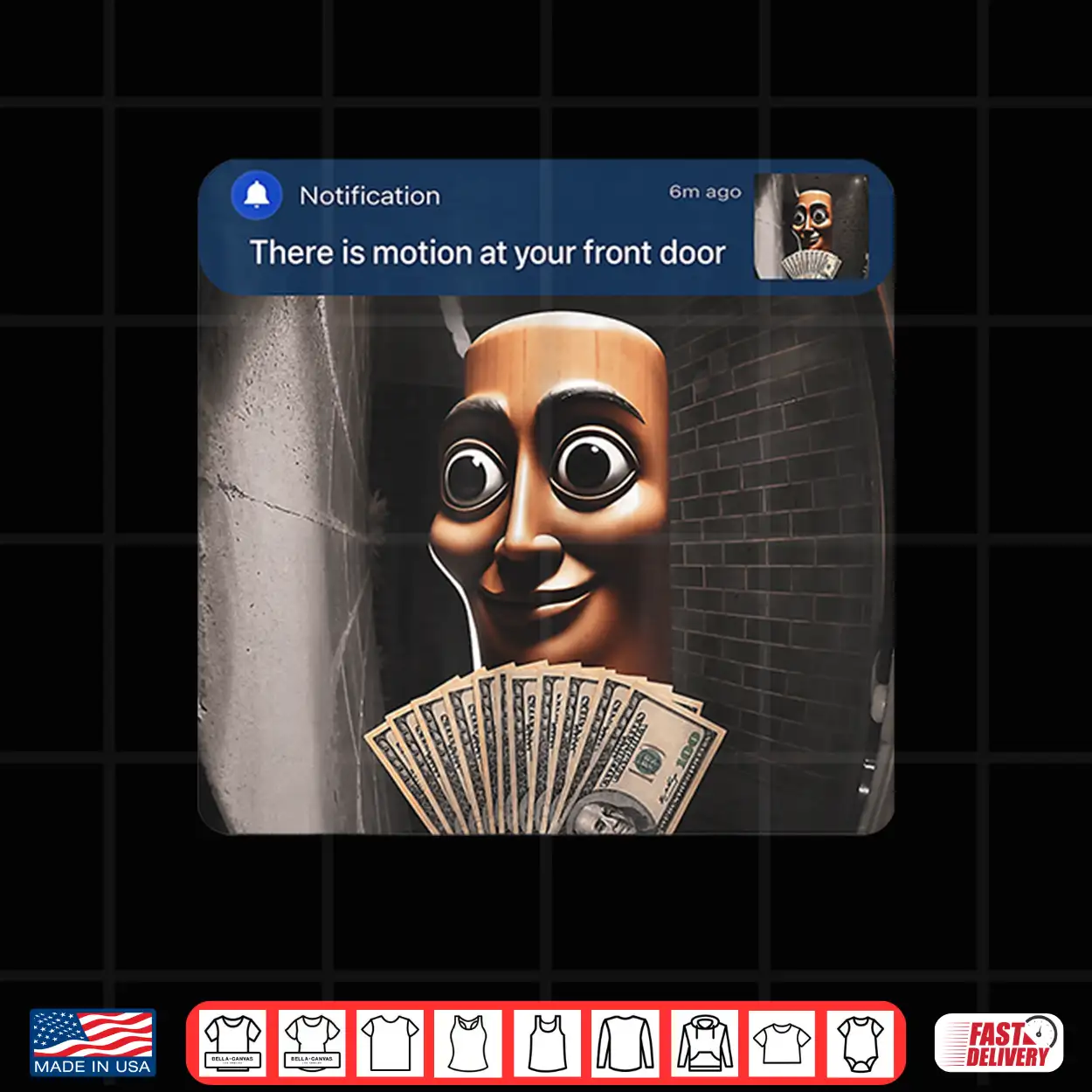 There Is Motion At Your Front Door Tung Tung Tung Sahur Meme Shirt There Is Motion At Your Front Door Tung Tung Tung Sahur Meme Shirt