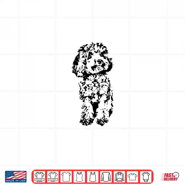 Design Toy Poodle Cute Dog Lover Gifts Womens Standard Poodle Mens Shirt
