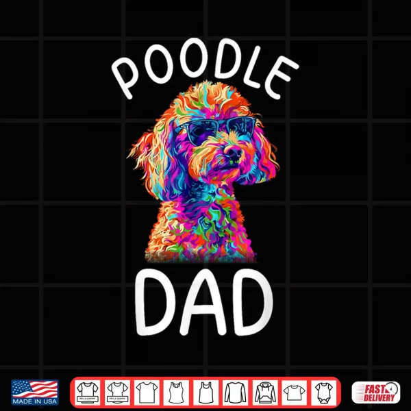 Design Toy Poodle Dad Pop Art Design Mens Toy Poodle Lovers Shirt