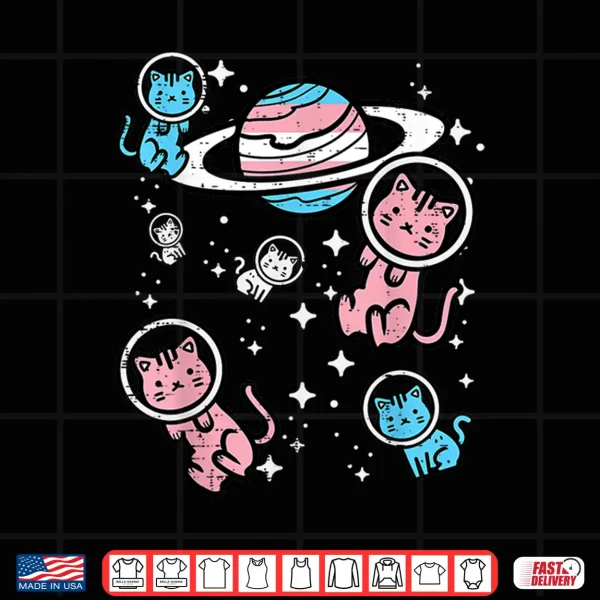 Trans Cats In Space Transgender Transsexual Pride Month Lgbt Shirt 4 Design Trans Cats In Space Transgender Transsexual Pride Month Lgbt Shirt
