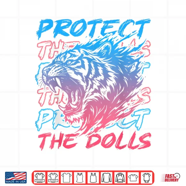 Design Transgender LGBT Pride Trans Pride Tiger Protects That Dolls Shirt