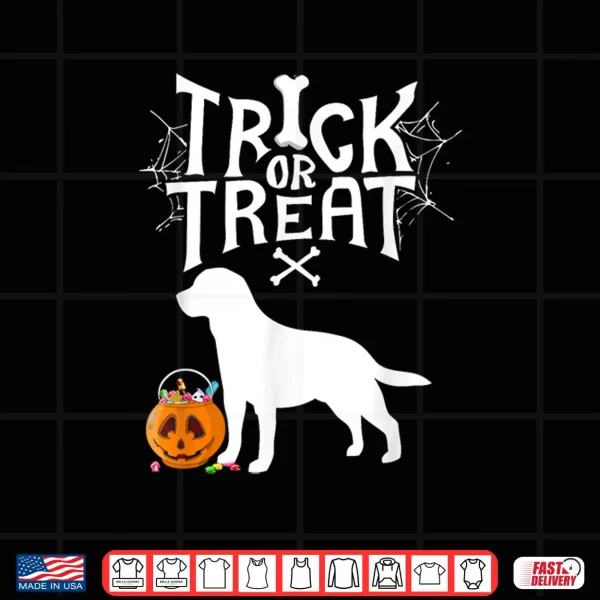 Design Trick Or Treat Labrador Retriever Halloween Shirt