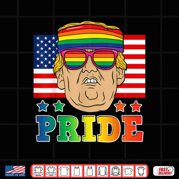 Design Trump LGBT Gay Pride Month Lesbian Bisexual Transgender Tee Shirt