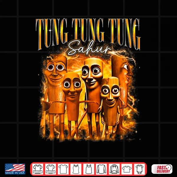 Design Tung Tung Tung Sahur is Calling Funny Italian Brainrot Meme Shirt