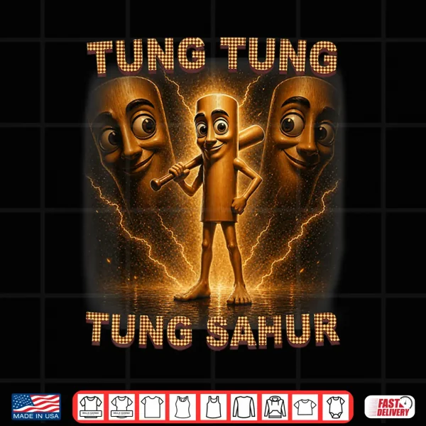 Design Tung Tung Tung Sahur is Calling Italian Brainrot Meme Kid Shirt