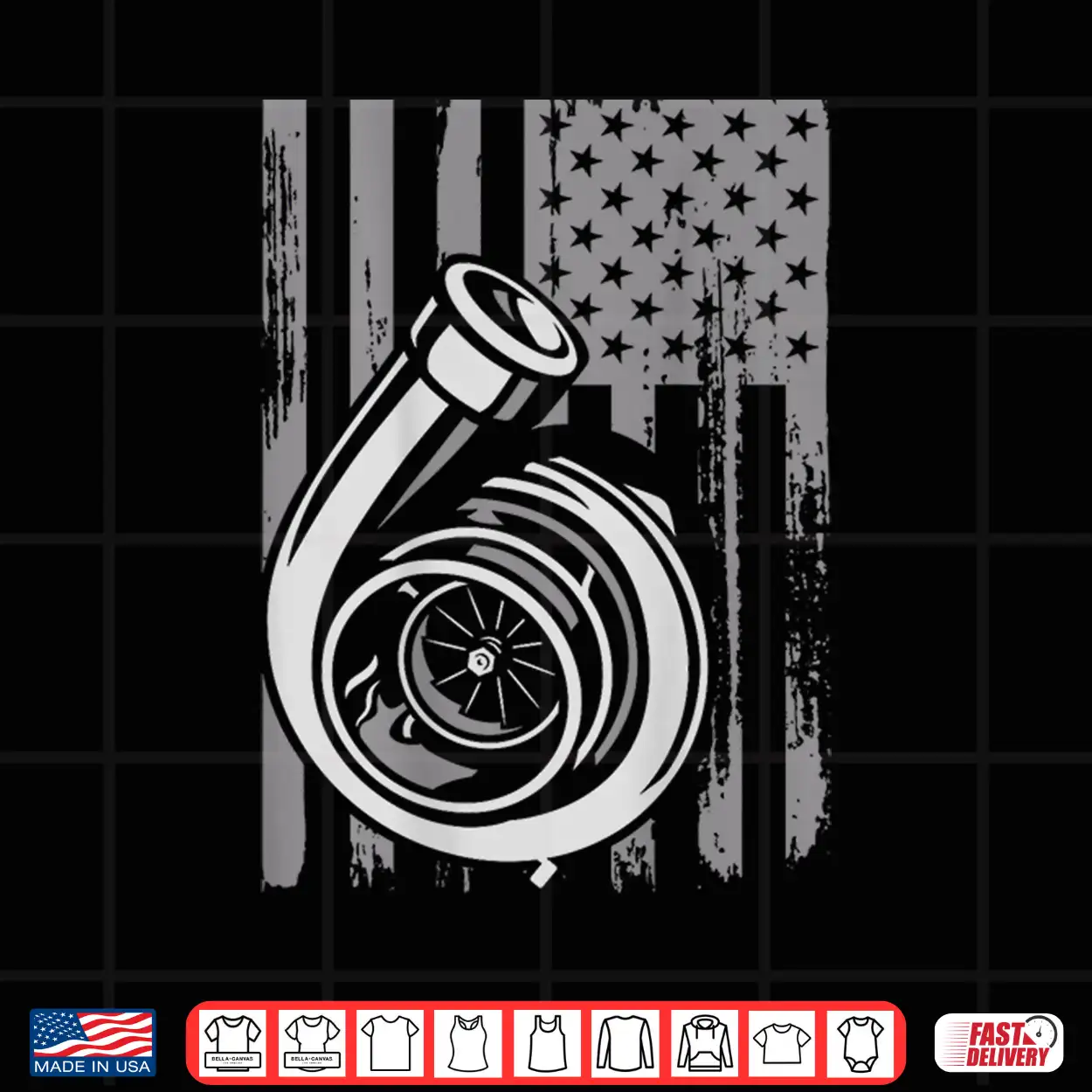 Turbo Us Flag Tuner Car Guy Car Enthusiast Racing Drifting Shirt Turbo Us Flag Tuner Car Guy Car Enthusiast Racing Drifting Shirt