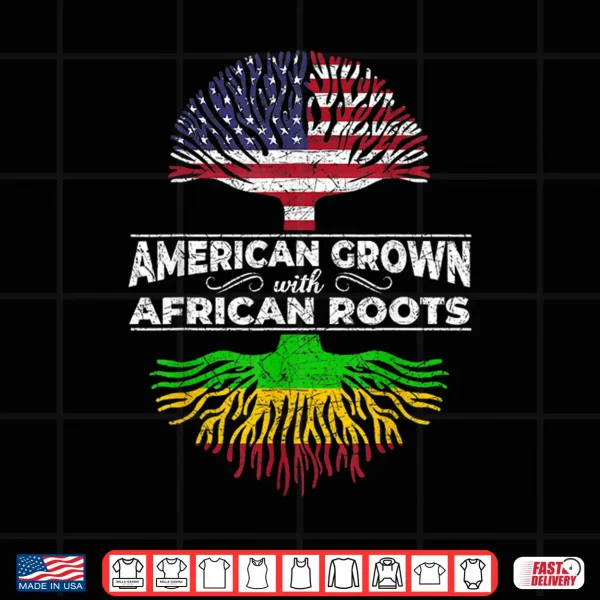 Design US Flag Pride African American Heritage Black History Month Shirt