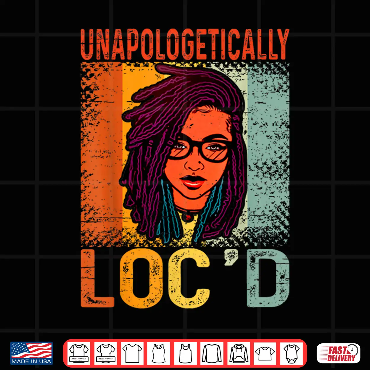 Unapologetically Locd Black Queen Melanin Locd Hair Shirt Unapologetically Locd Black Queen Melanin Locd Hair Shirt
