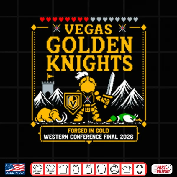 Design Vegas Golden Knights 2026 Western Conference Final Shirt