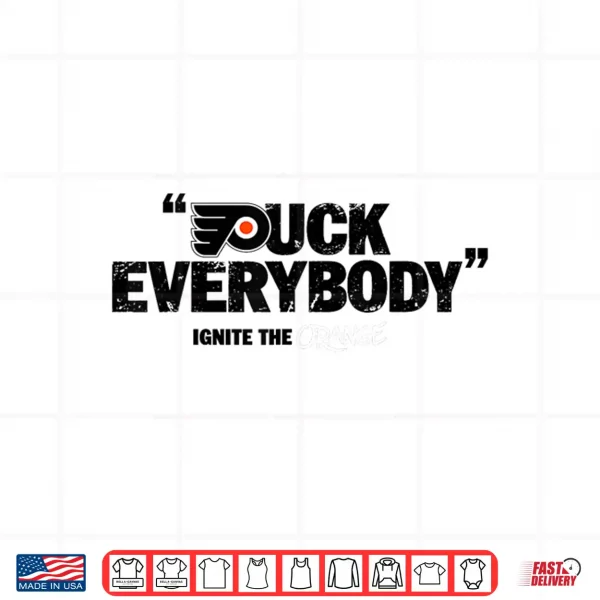 Design Vintage Puck Everybody Flyers Design Shirt