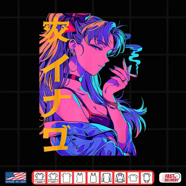 Design Waifu Anime Horror Girl Aesthetic Shirt