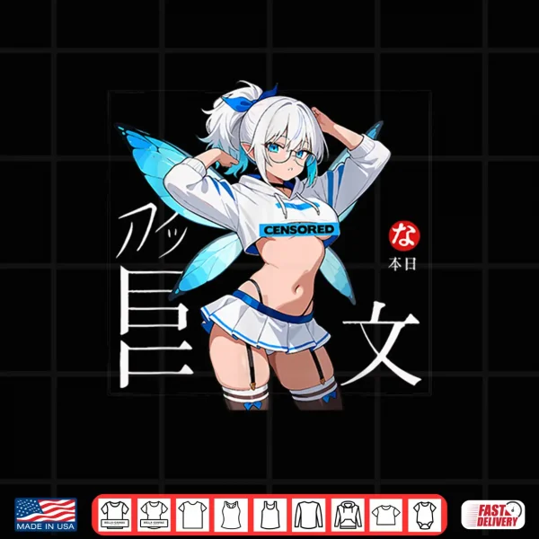 Design Waifu Sexy Anime Girl Fairy Japanese Art Shirt