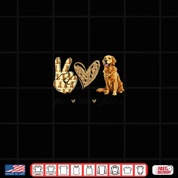 Design Womens Golden Retriever Shirt