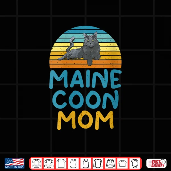 Design Womens Maine Coon Mom Shirt