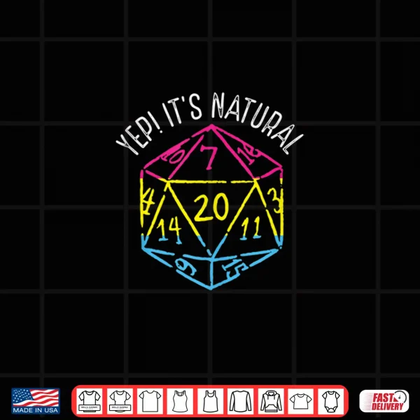 Design Yep Its Natural Pansexual LGBT Rights Pride Month Lover Shirt