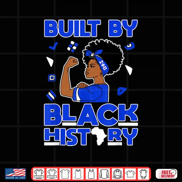 Design Zeta Phi Beta Sorority Black History Month HBCU Pride Shirt