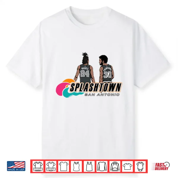 Devin Vassell And Julian Champagnie Splashtown San Antonio Shirt