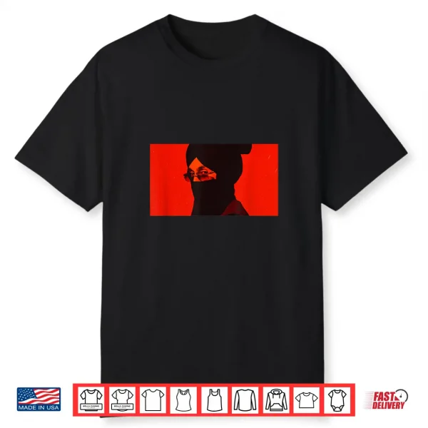 Diljit Aura Red   Nyc Aa Gaye Oye Shirt