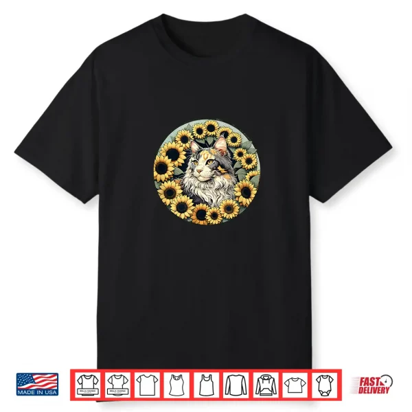 Dilute Calico Maine Coon Cat Shirt