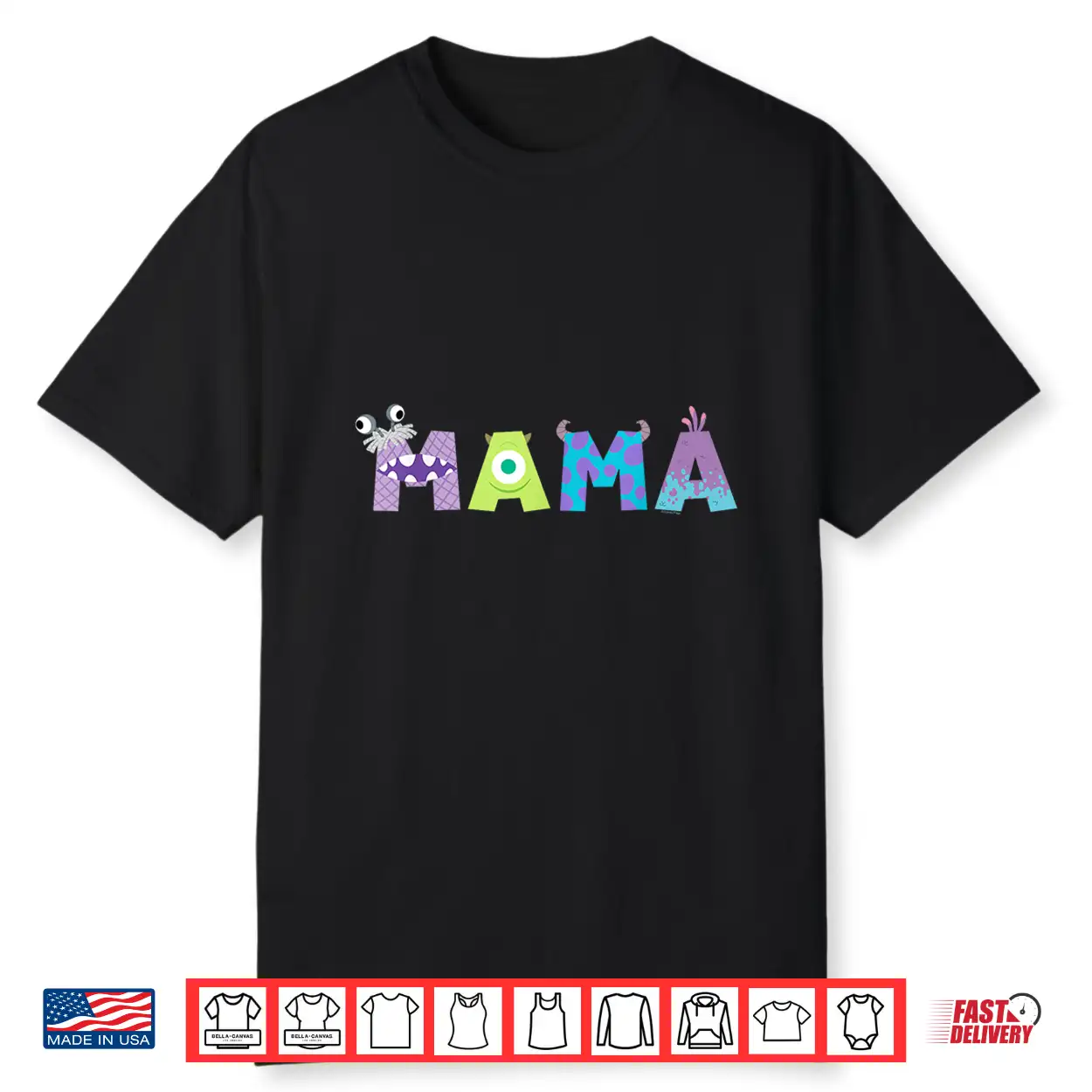 Disney And Pixar’S Monsters Inc. Mama Mother’S Day Birthday Shirt Disney And Pixar’S Monsters Inc. Mama Mother’S Day Birthday Shirt