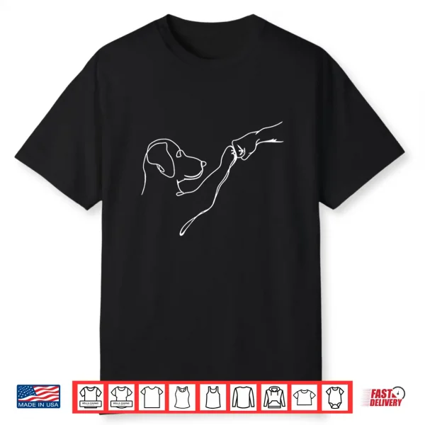 Dog Fist Bump Dog Lover Dog Mom Dog Dad Labrador Retriever Shirt