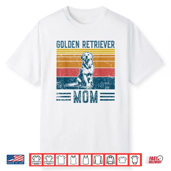 Dog Golden Retriever Mom Vintage Golden Retriever Mom Shirt