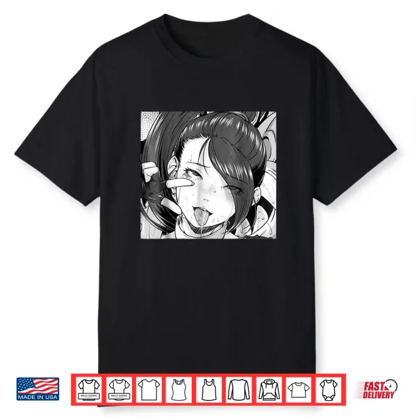 Ecchi Otaku Hentai Waifu Ahegao Girl Manga Anime Shirt