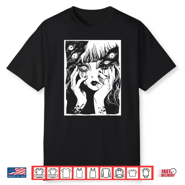 Edgy Creepy Horror Anime Manga Weird Japan Japanese Harajuku Shirt
