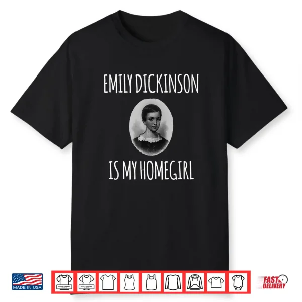 Emily Dickinson Fan Shirt Poetry Reader Gift Poem Writer
