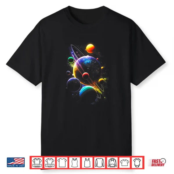 Exploding Space Premium Tri Blend Shirt